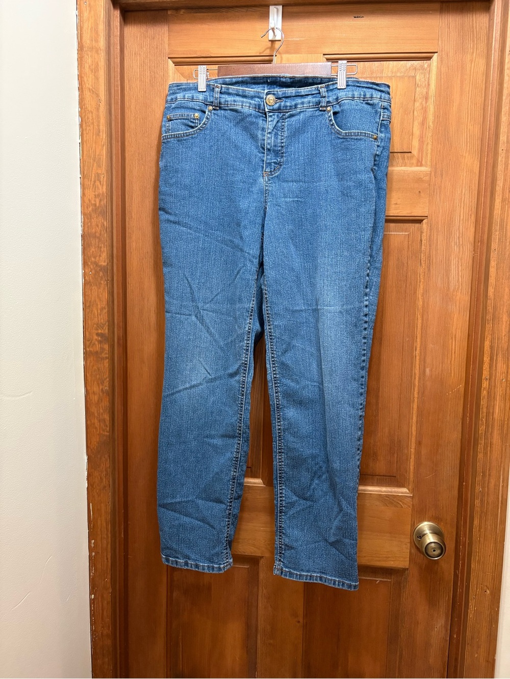 JMS Classic Blue Women's Straight-Leg Jeans